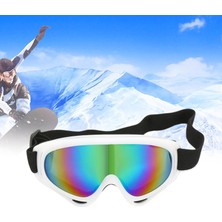 Surjion Kayak Gözlük Güneş Gözlüğü Anti-Sis Snowmobile Rüzgar Geçirmez Snowboard Anti-Uv (Yurt Dışından)