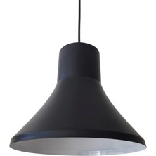 Rsylight Retro Siyah Beyaz Metal Sarkıt Avize