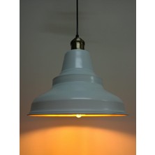 Rsylight Retro Metal Sarkıt Avize Rustik Tekli Sarkıt Beyaz Eskitme Duylu Cafe Mutfak Aydınlatma