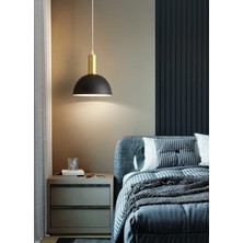 Rsylight Rys Retro Metal Siyah Dekoratif Rustik Kafe Mutfak Sarkıt Avize Çap:30 cm