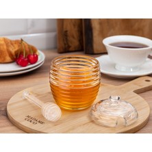 Madame Coco Lorenzo Kaşıklı Cam Bal Kavanozu - 240 ml