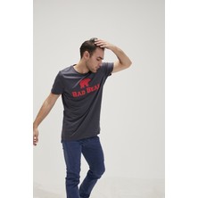 Bad Bear Bad Bear Tee 0 Yaka Erkek Tshirt - Lacivert