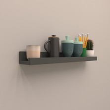 Setli Duvar Rafı 140 cm  Antrasit ( Mat )