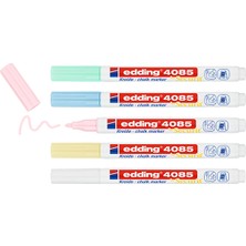 Edding Chalk Marker 4085 Likit Tebeşir Kalem Seti 5 Pastel Renk