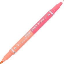 Dong-A My Color 2tone Çift Uçlu Keçeli Kalem Peach Pink-Peach 63/61