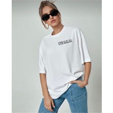 Muwen Butik Kore Modası Baskılı Tasarım Tshirt