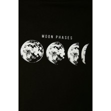 Muwen Butik Moon Phases Tasarım Tshirt