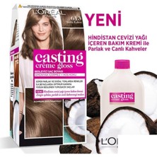 L'Oréal Paris L'oreal Paris Loreal Casting Creme Gloss 613 Sütlü Kahve Saç Boyası