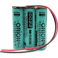 Orion 18650 11.1V 2200MAH 3s Koruma Devreli Li-Ion Şarjlı Pil