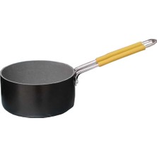 Brioni Gusto 16 cm Sarı Silikon Kulplu Sos Tenceresi CS137