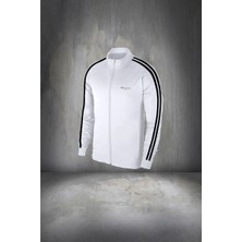 Poseidon Storm Erkek Beyaz Supra Penye Kumaş Şık ve Rahat Eşofman Takımı Seti (S-3xl)