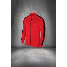 Poseidon Storm Erkek Kırmızı Supra Penye Kumaş Eşofman Iki Parça Tam Takım (S-3xl)