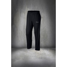 Poseidon Storm Erkek Siyah Supra Penye Kumaş Fit Kalıp Koşu Seti (S-3xl)