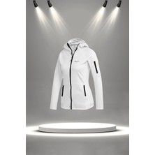 Poseidon Storm Kadın Beyaz Supra Penye Kumaş Rahat Eşofman Takımı (S-3xl)