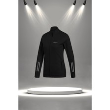 Poseidon Storm Kadın Siyah Supra Penye Kumaş Koşu ve Yürüyüş Için Rahat Eşofman Seti (S-3xl)