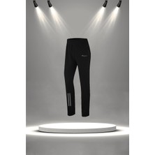 Poseidon Storm Kadın Siyah Supra Penye Kumaş Koşu ve Yürüyüş Için Rahat Eşofman Seti (S-3xl)