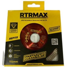 Rtrmax REP115 Çarpraz Diş Elmas Testere Kesici Disk 115X22MM