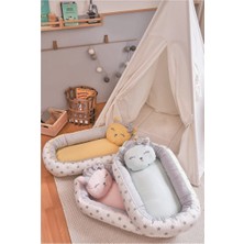 Bibaby Anne & Baba Yanı Yatağı Baby Nest Lüx Cute Cat Mint