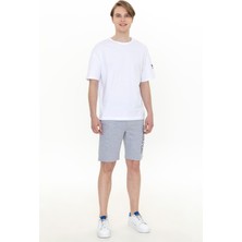 U.S. Polo Assn. Erkek Gri Melanj Örme Şort 50251757-VR086