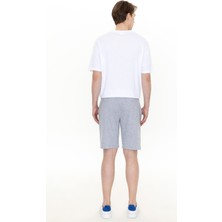 U.S. Polo Assn. Erkek Gri Melanj Örme Şort 50251757-VR086