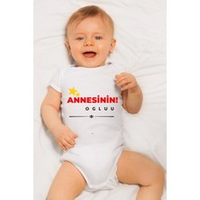 Canestar Özel Tasarım Bebek Zıbın - Çıtçıtlı Body-Zıbın Annesinin Oğlu