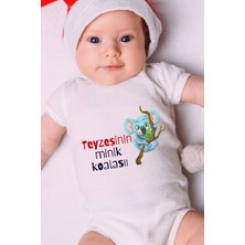 Canestar Özel Tasarım Bebek Zıbın - Çıtçıtlı Body (Teyzesinin Minik Koalası)