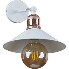 Mylights  Vintage  Meyaz Mafsalı Aplik  Duvar Lambası