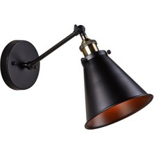 Mylights Retro Konik Mafsalı Aplik Retro Rustik Aplik Duvar Lambası