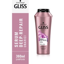 Gliss Serum Deep Repair Onarıcı Şampuan 360 ml (6 Adet)