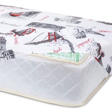 50 cm  x  100 cm Lastikli Fitted Bebek ve Çocuk Yatak Çarşafı