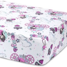 100 cm  x  180 cm Lastikli Fitted Bebek ve Çocuk Yatak Çarşafı