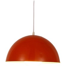 Dylight Retro Metal Dekoratif Kırmızı Tekli Sarkıt Avize Çap:40 cm