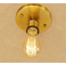 Dylight Retro Eskitme Kaplama Tekli Tavan Ploftoner Avize