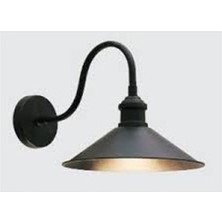 Rsylight Retro Metal Dekoratif Siyah Rustik Duvar Aplik