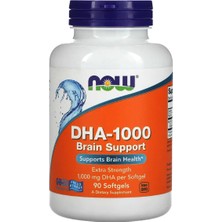 Now Foods, DHA-1000 Brain Support, Extra Strength, 1,000 Mg, 90 Softgel