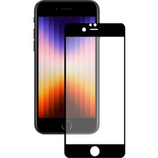 Case World Apple iPhone Se 3 (2022) Tam Kaplayan Temperli Ekran Koruyucu Cam