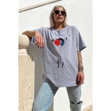 Swistluxury Satürn Baskılı Tshirt