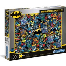 Clementoni 39575 Clementoni, Impossible - Batman, 1000 Parça Puzzle