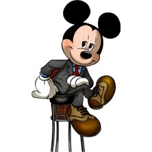 Anl Canvas Mickey Mouse Sayılarla Boyama Seti Kasnaklı 60 x 75 cm