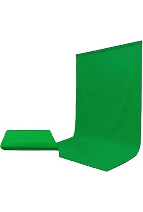 Greenbox Green Screen (1.5X2 m) Chromakey Yeşil Fon Perde Youtuber