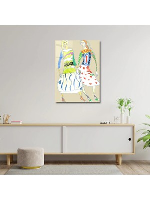 Art of Wall Artofwalldesign ''moda Skeci'' Cam Tablo Uv