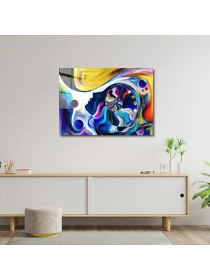 Art of Wall Artofwalldesign ''yaşam Geometrisi Soyutlama'' Cam Tablo Uv