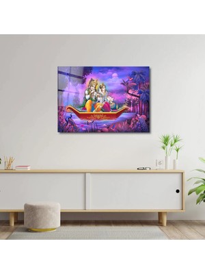Art of Wall Artofwalldesign ''radha Krishna Boyama'' Cam Tablo Uv