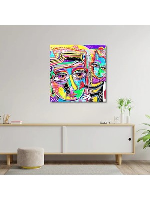 Art of Wall Artofwalldesign ''insan Yüzü'' Cam Tablo Uv