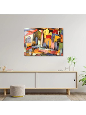 Art of Wall Artofwalldesign ''masal Kasabası'' Cam Tablo Uv