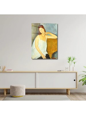 Art of Wall Artofwalldesign ''amedeo Modigliani 1919'' Cam Tablo Uv