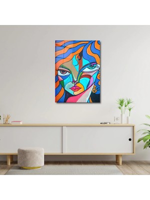 Art of Wall Artofwalldesign ''güzel Zarif Kadın'' Cam Tablo Uv