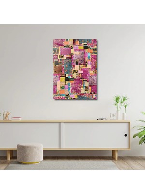 Art of Wall Artofwalldesign ''renkli Soyut'' Cam Tablo Uv