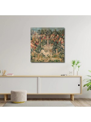 Art of Wall Artofwalldesign ''1495_1505 Hollanda'' Cam Tablo Uv