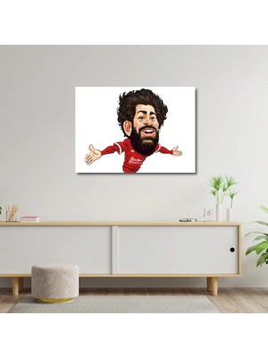 Art of Wall Artofwalldesign ''mohammed Salah Gabriel'' Cam Tablo Uv